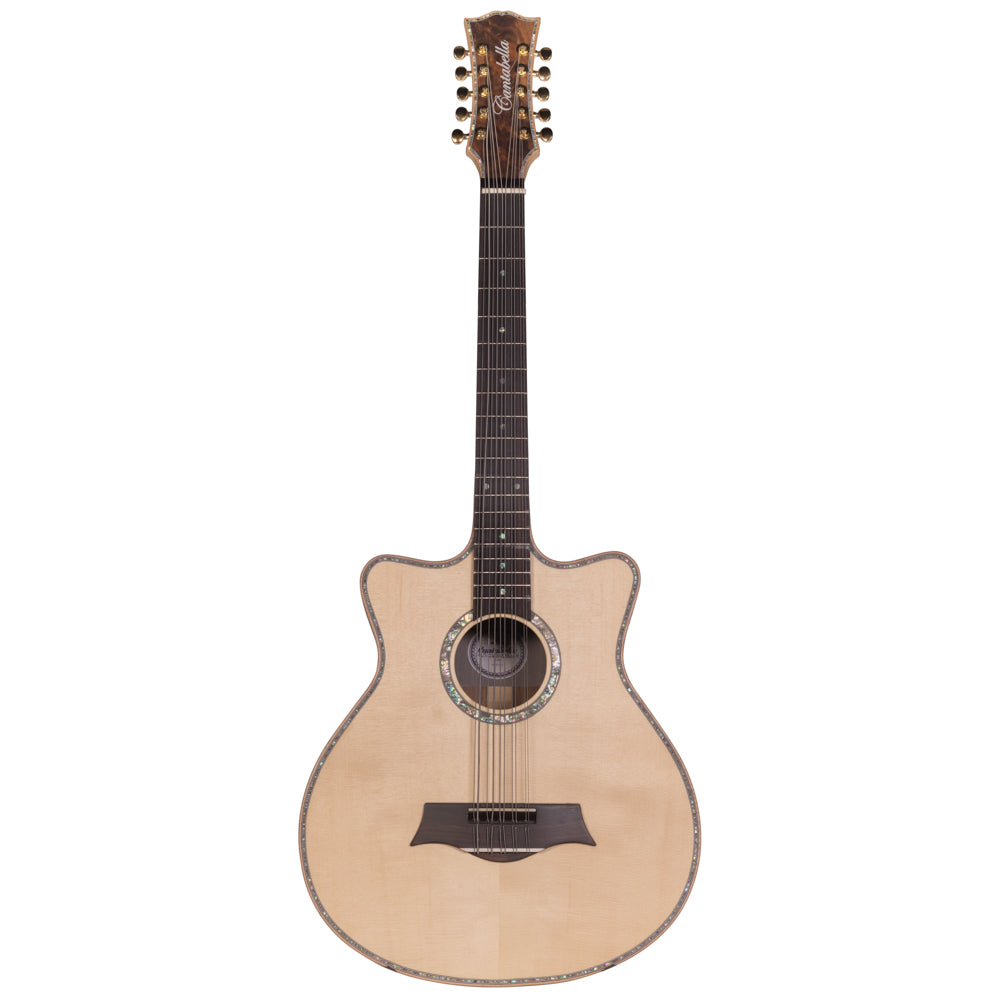 Cantabella Bajo Quinto Pinabete Top Nogal Back and Sides Matte Wood-Bajo Quinto-Cantabella-Hermes Music